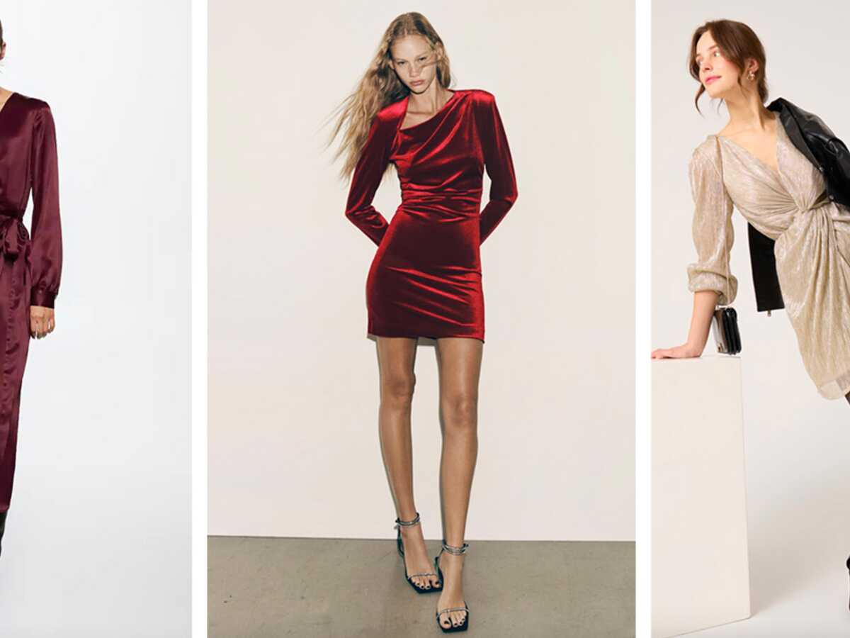 Robes pour le Nouvel An 2022 : Zara, Mango, Naf Naf... 20 pièces pour être chic et tendance