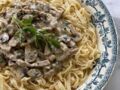 Tagliatelles aux champignons et émincé de veau : les conseils de Julie Andrieu pour réaliser ses pâtes maison 
