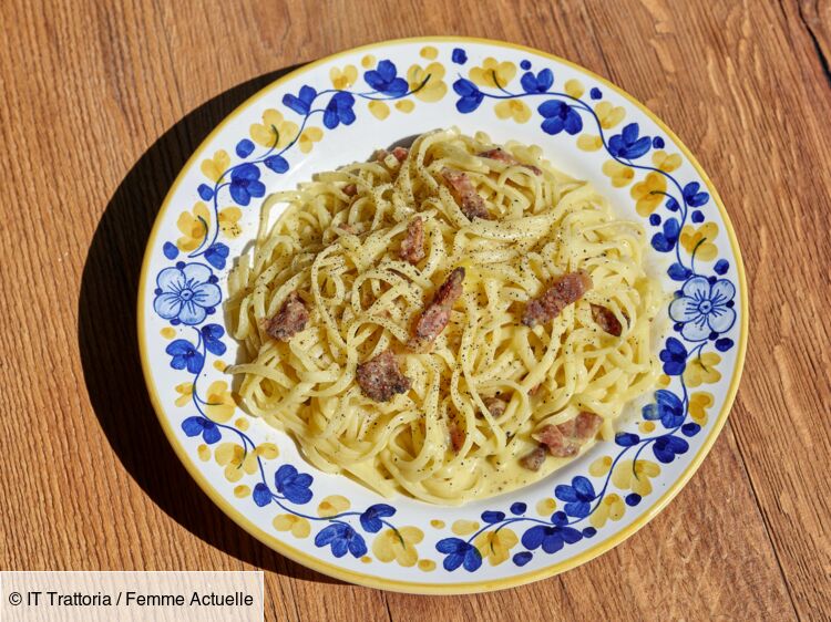 Pâtes à la carbonara : la véritable recette italienne : découvrez les  recettes de Cuisine Actuelle