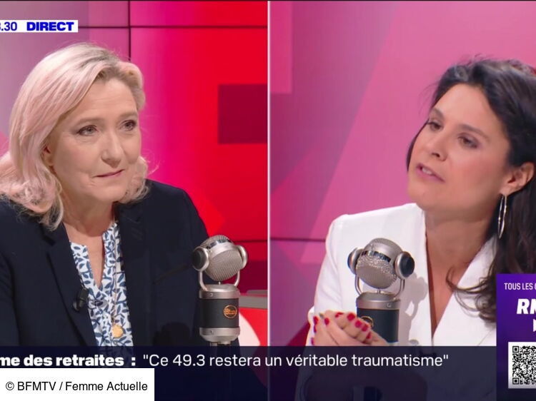"Vous me faites penser à" Apolline de Malherbe compare Marine Le Pen