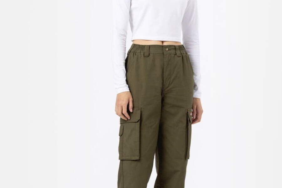 Pantalon Avec Poche Sur Le Côté Femme