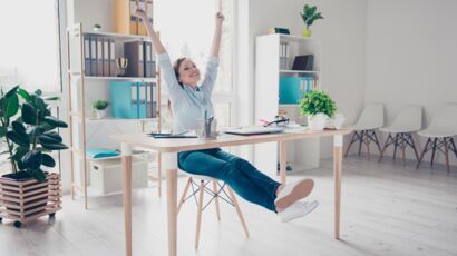 J'ai troqué ma chaise de bureau contre un ballon !