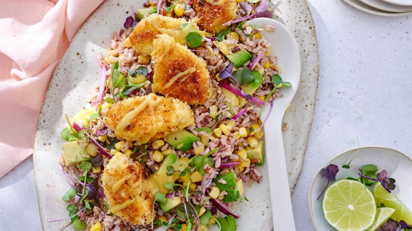 Salade De Riz Sauvage Et Filets De Poulet Pan S Rapide D Couvrez Les Recettes De Cuisine De