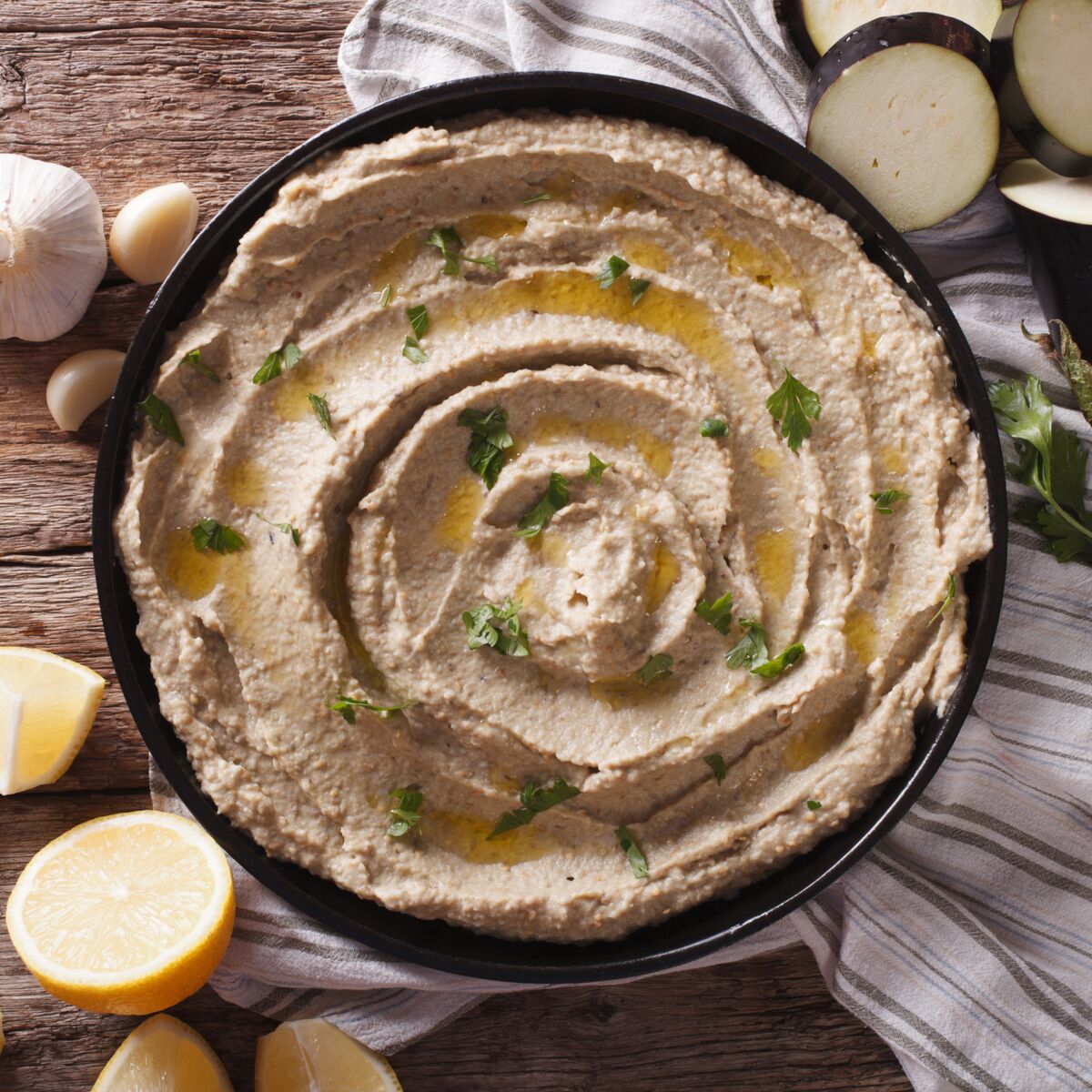 Tartinade à la patate douce façon baba ganoush 