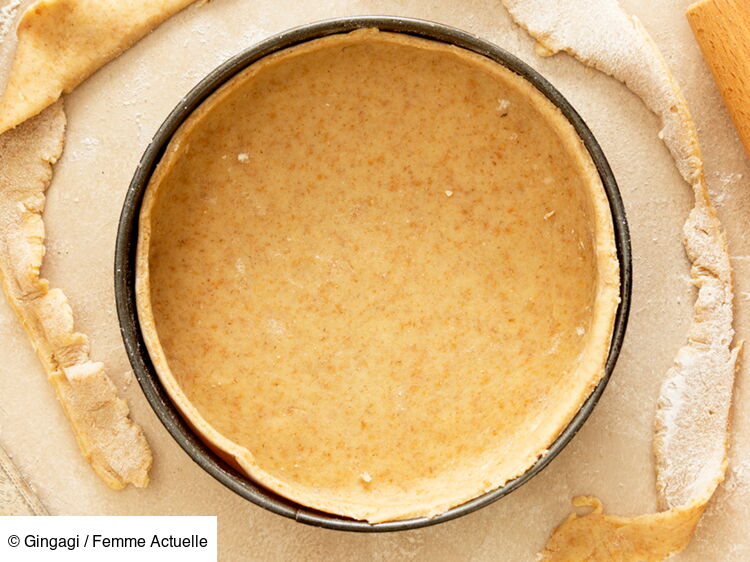 Pâte à tarte salée allégée la recette avec 3 ingrédients Femme Actuelle Le MAG