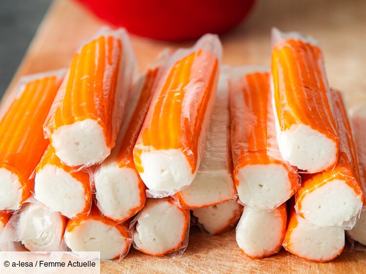 Le surimi, un petit bâtonnet orange et blanc qui se déguste dans de  nombreuses recettes