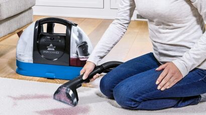 Ce nettoyeur Bissel en vente flash chez  vous permettra de nettoyer  votre canapé, votre tapis, votre voiture : Femme Actuelle Le MAG