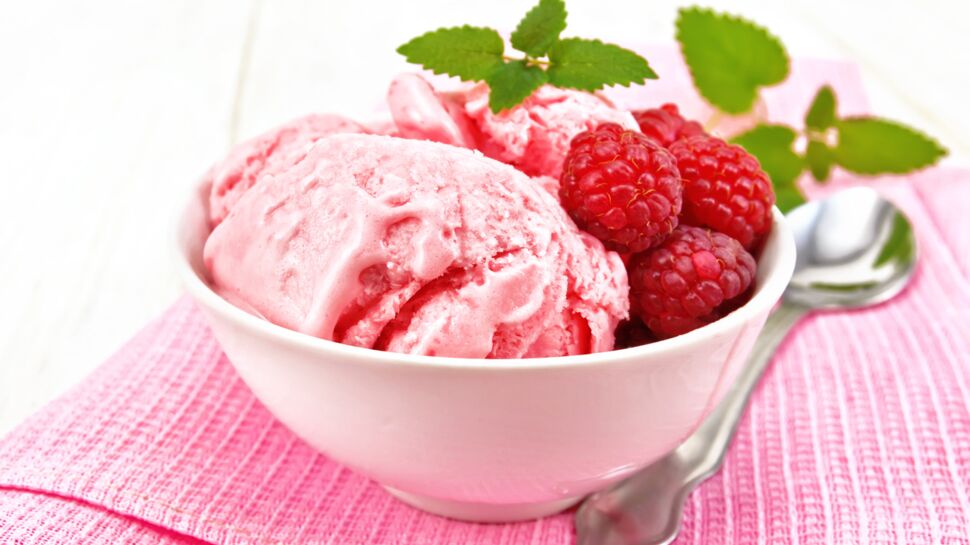 Glace framboise