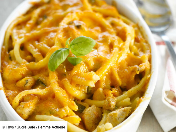 Gratins De Pates Au Poulet