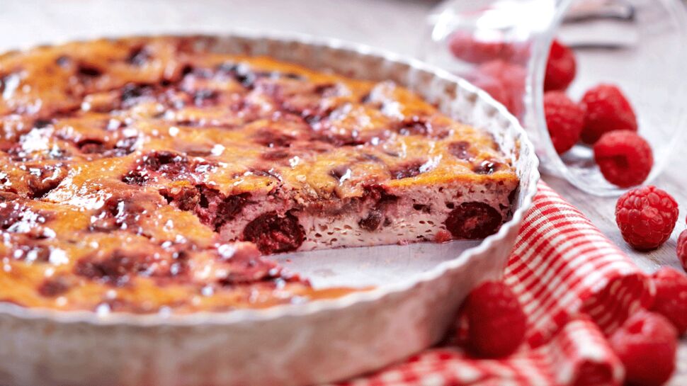 Dessert allégé : clafoutis vanille et fruits rouges