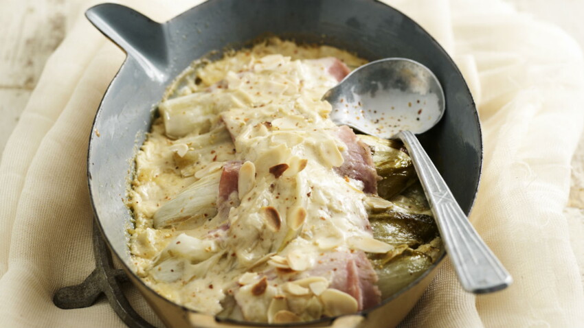 Endives au jambon light facile et rapide : découvrez les recettes de