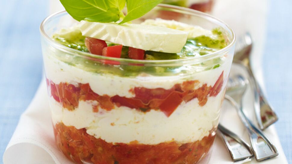 Verrine de tomates au Caprice des Anges