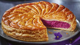 Galette à la crème violette et amande : découvrez les recettes de ...