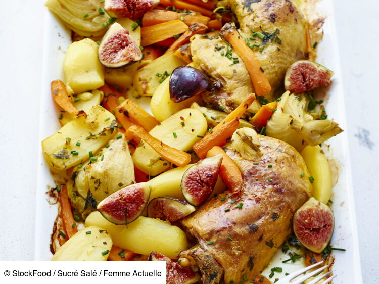 Cuisses de poulet et pommes de terre au four facile et rapide
