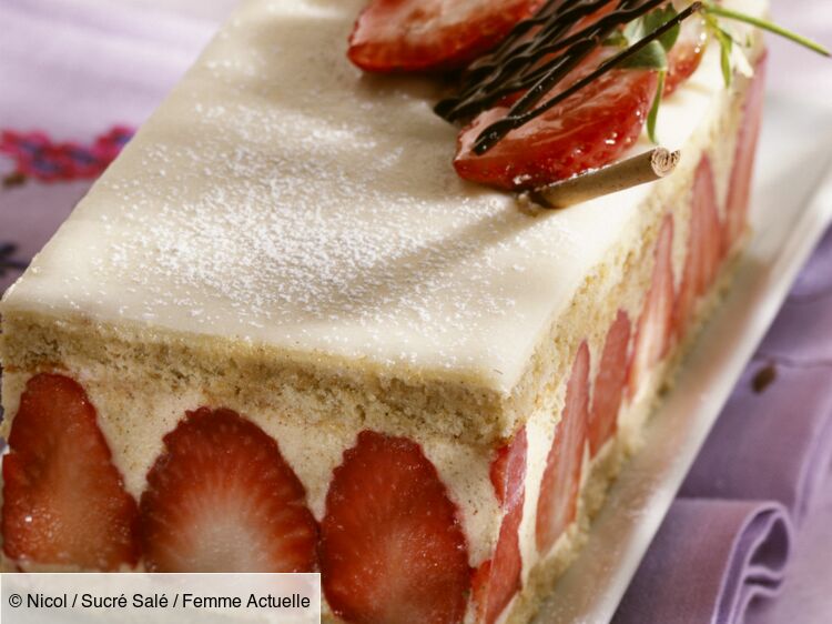 La vraie recette du fraisier maison : découvrez les recettes de cuisine de femme actuelle le mag