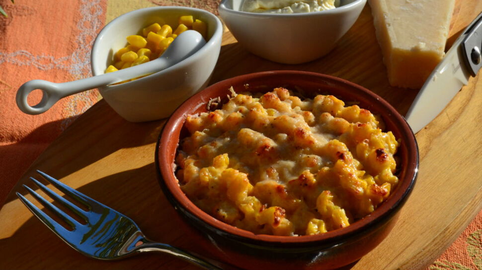 Gratin de maïs doux au mascarpone