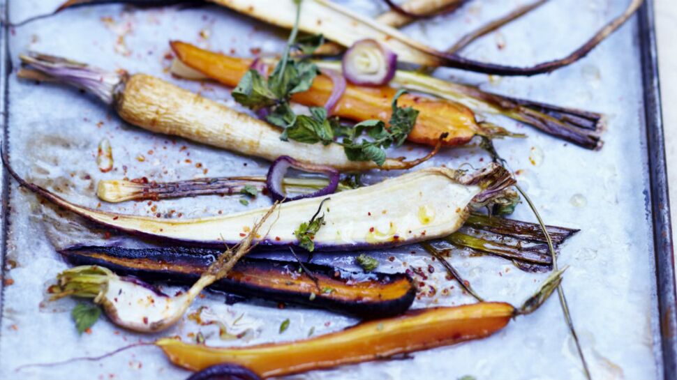 Légumes d'hiver rôtis au four