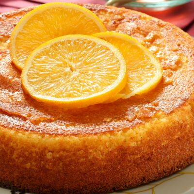 Gâteau de semoule à l’orange-image