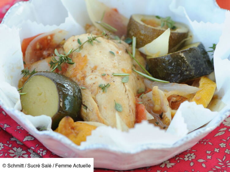 Blanc De Poulet En Papillote Sans Matiere Grasse Poulet en papillote facile et rapide : découvrez les recettes de