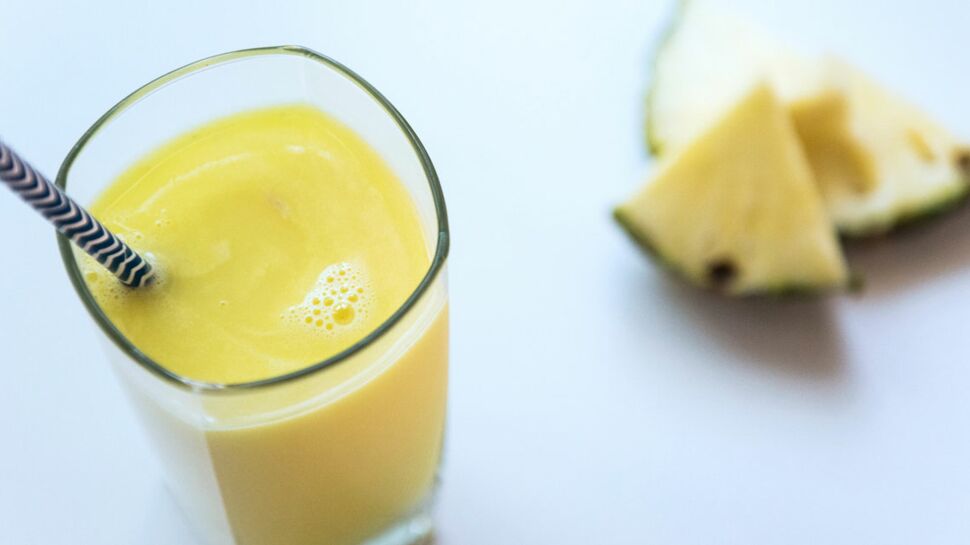 Smoothie antioxydant à l'ananas
