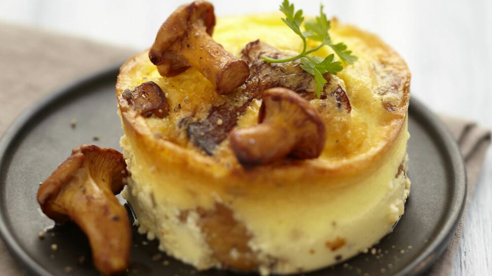 Flan aux girolles