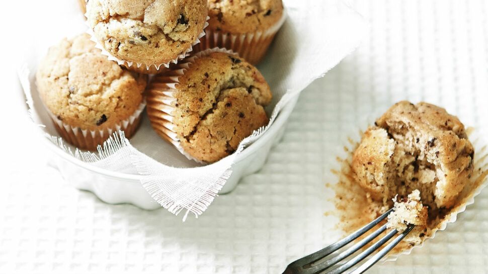 Muffins allégés aux pépites de chocolat