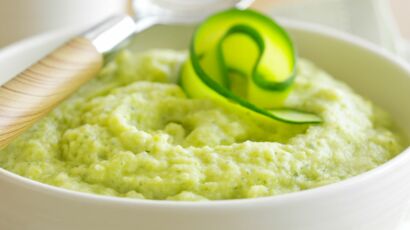 Purée de courgettes