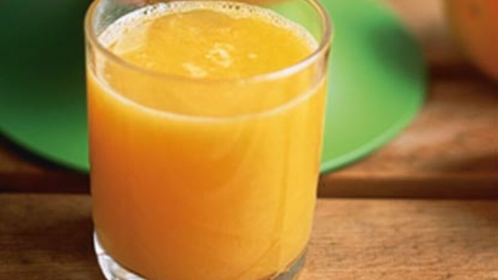 Smoothie orange mangue