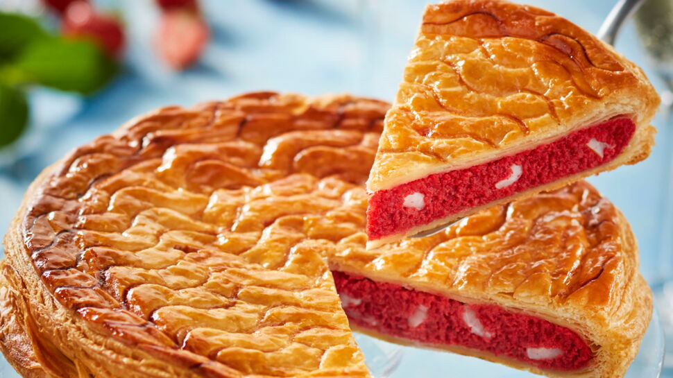 Galette fraise litchi