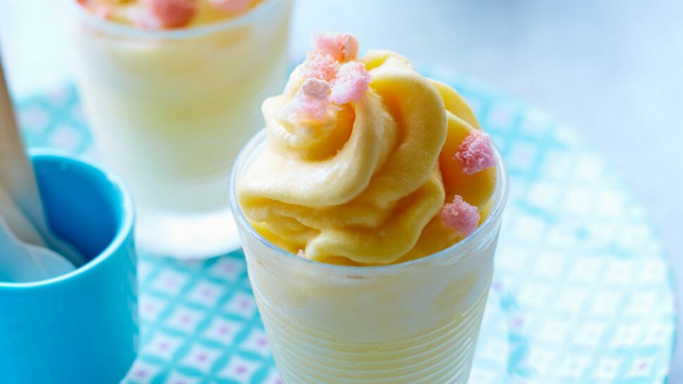 Sorbet onctueux à la mangue