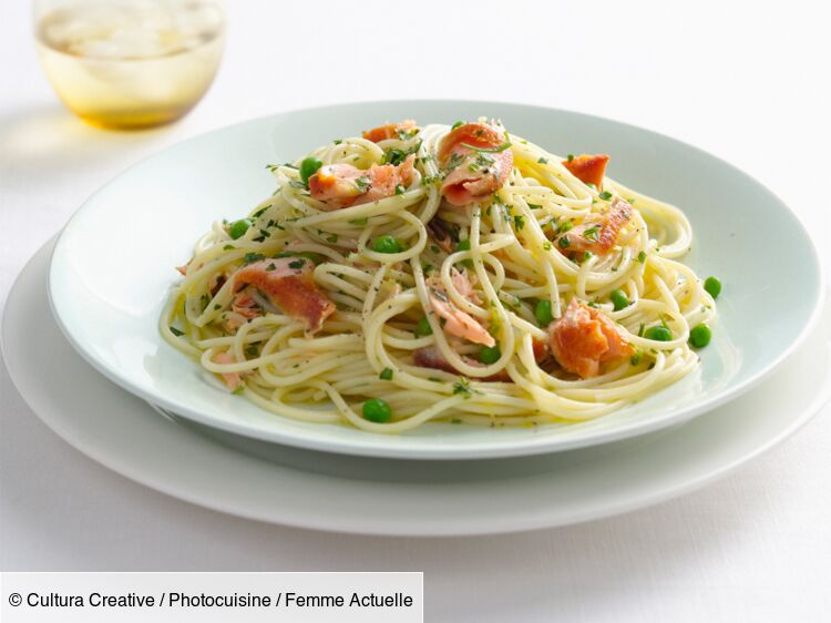 Spaghetti au saumon facile et rapide : découvrez les recettes de