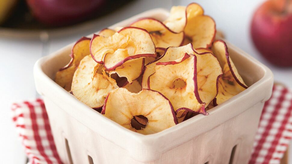 Chips de pommes aux épices douces