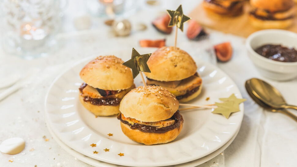 Burger au foie gras, piment d’Espelette et chutney de figues