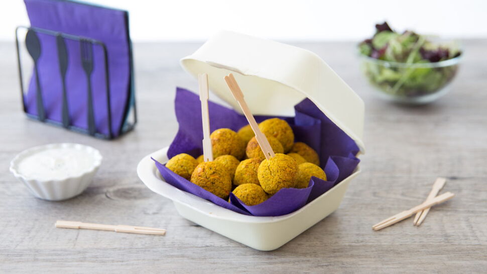 Falafels au curcuma