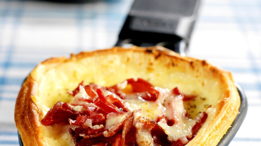 Tartelettes à la viande des grisons façon raclette facile et rapide ...