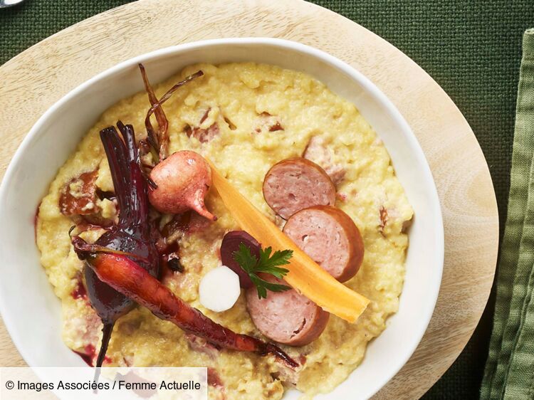 Mini-légumes glacés, polenta crémeuse et saucisse de montbéliard : découvrez les recettes de cuisine de femme actuelle le mag