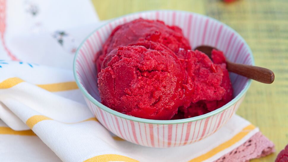 Sorbet à la framboise