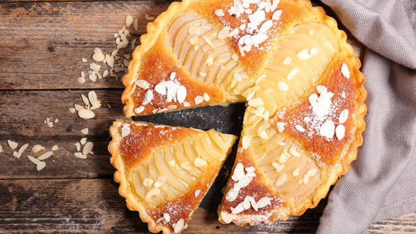 Tarte poire amandine facile et rapide rapide : découvrez les recettes