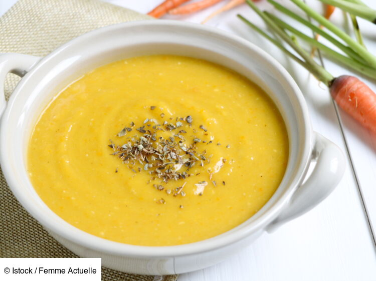 Soupe butternut pomme de terre carotte rapide découvrez les recettes de cuisine de Femme
