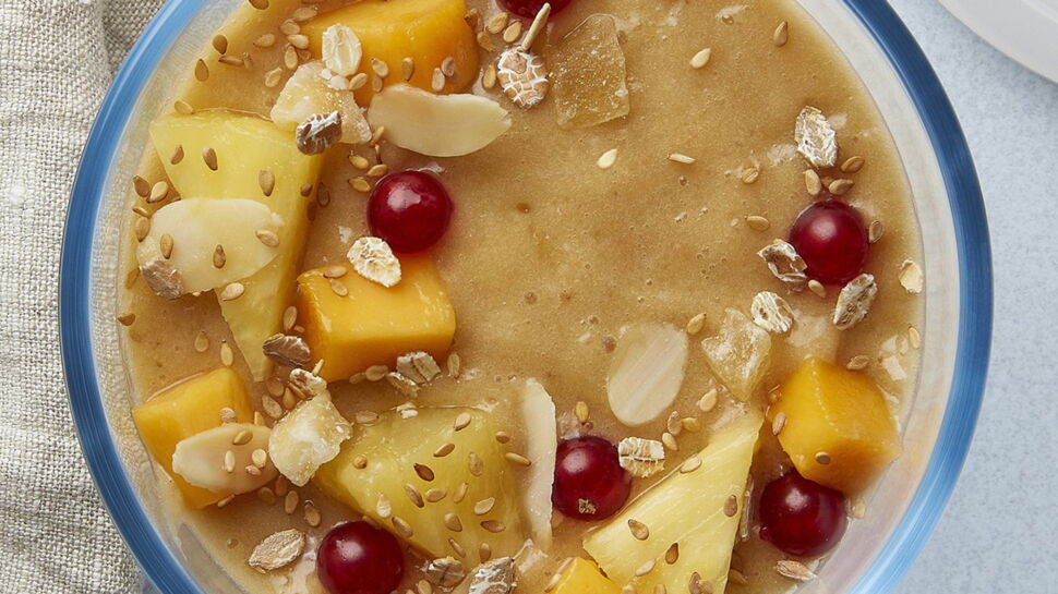 Smoothie bowl aux fruits