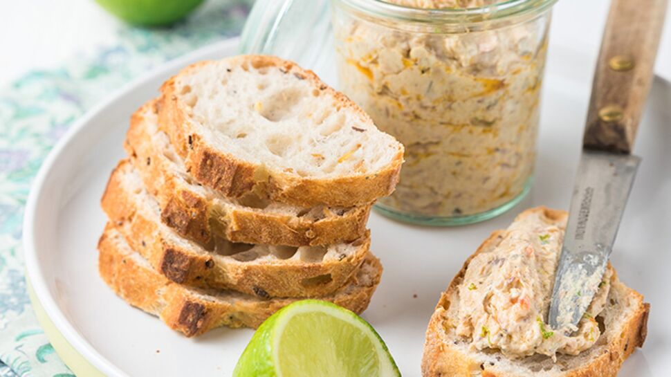 Rillettes de sardines au citron confit