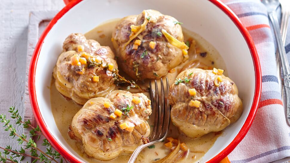 Paupiettes de veau à la crème