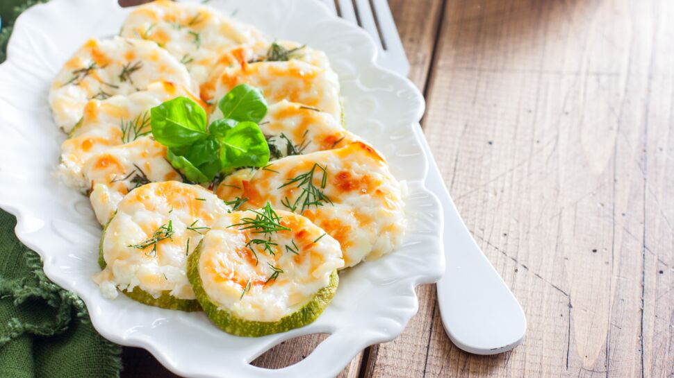 Gratin de courgettes sans œufs