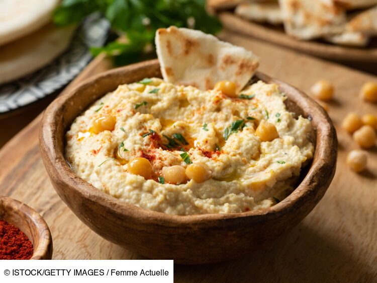 Houmous sans Tahini facile et rapide découvrez les recettes de cuisine de Femme Actuelle Le MAG