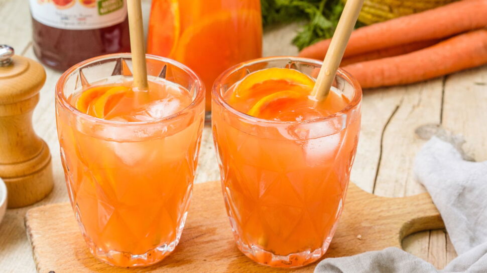 Mocktail orange sanguine