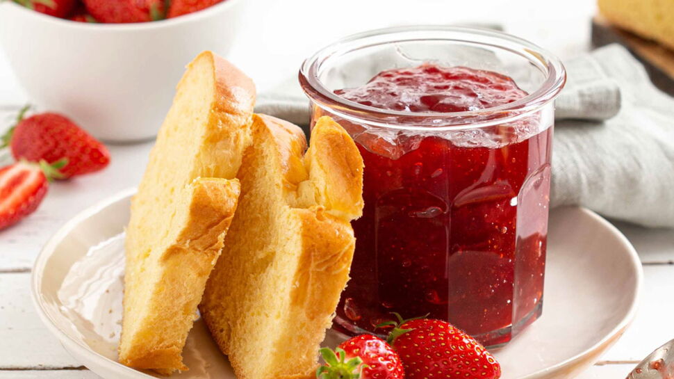 Confiture de fraises au miel de fleurs 