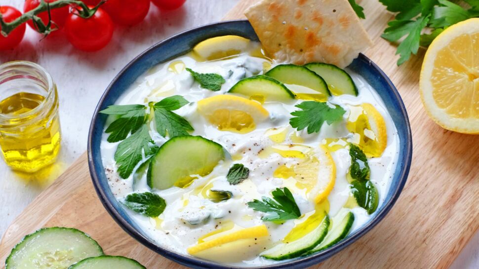 Dip façon tzatziki au yaourt