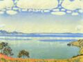 Le lac de Genève vu de Chexbres par Ferdinand Hodler