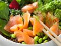 Poke bowl au saumon fumé et légumes d’hiver