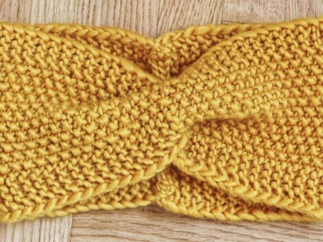 Headband en laine : le tutoriel facile de We Are Knitters